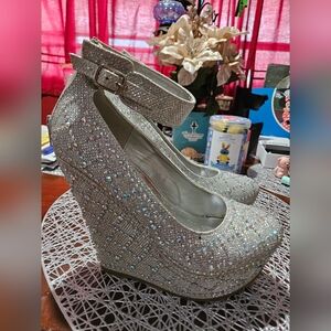 Dream Pairs CHAOS Women's Glitter High Heels Rhinestones